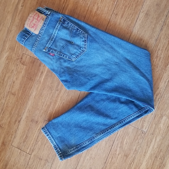 Men's Levi Blue Jeans 28 x 30 - Picture 2 of 4